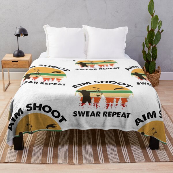 Item preview, Aim Shoot Swear Repeat, Keep Calm And Hunt On designed and sold by SportyDogShop.