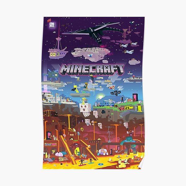 minecraft world beyond poster
