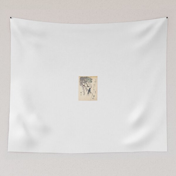 Item preview, Swallow and Wisteria japanese print designed and sold by thestilishera.