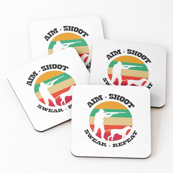 Item preview, Aim Shoot Swear Repeat, Keep Calm And Hunt On designed and sold by SportyDogShop.