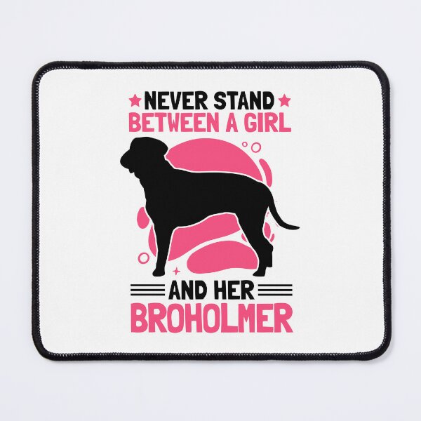 Item preview, Girl with Broholmer Old Danish Dog designed and sold by madgrfx.