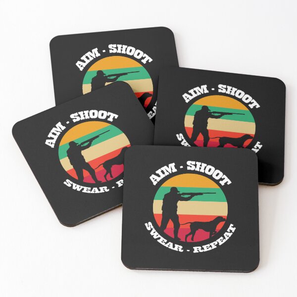 Item preview, Aim Shoot Swear Repeat, Keep Calm And Hunt On designed and sold by SportyDogShop.
