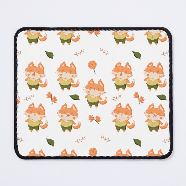 Item preview, Kawaii fox pattern designed and sold by alisnic.