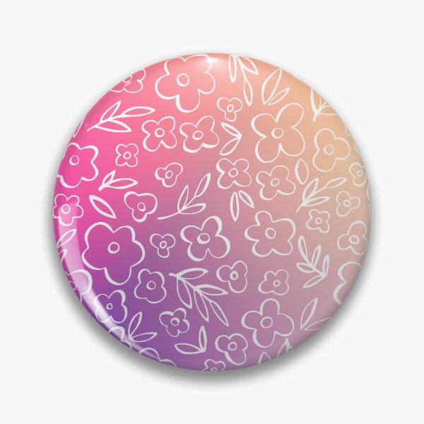 Item preview, Copy of Swirly Wildflowers Pattern Rainbow Hand Drawn Flowers designed and sold by RihabPrint.