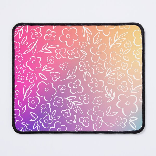 Item preview, Copy of Swirly Wildflowers Pattern Rainbow Hand Drawn Flowers designed and sold by RihabPrint.