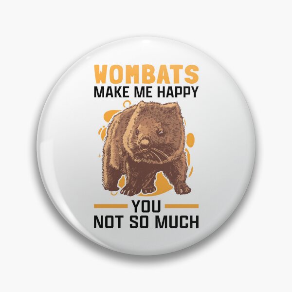 Item preview, Wombats make happy marsupial wombat designed and sold by madgrfx.