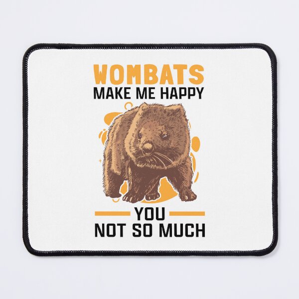 Item preview, Wombats make happy marsupial wombat designed and sold by madgrfx.