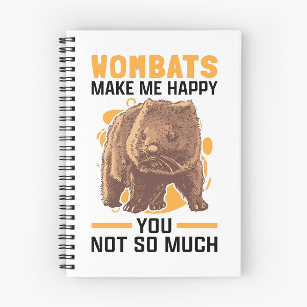Item preview, Wombats make happy marsupial wombat designed and sold by madgrfx.
