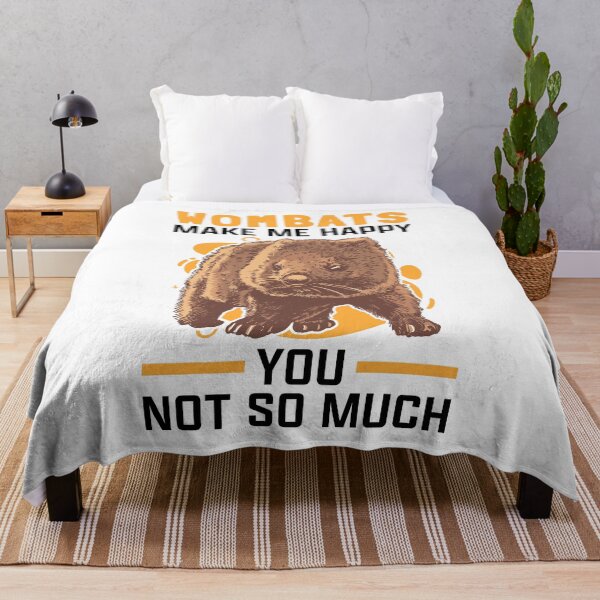 Item preview, Wombats make happy marsupial wombat designed and sold by madgrfx.
