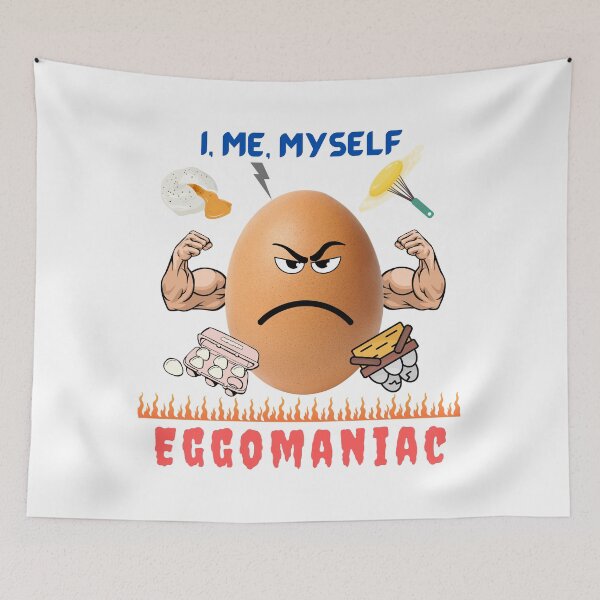 Item preview, Eggomaniac - the badass egg! | Easter Egg Hunt | Happy Easter | Funny Easter designed and sold by CosmicStory.