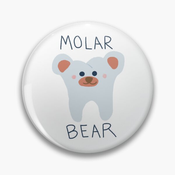 Item preview, molar bear sticker designed and sold by cmdrlexa.