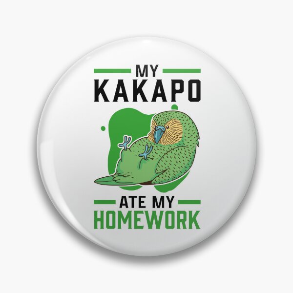 Item preview, Kakapo saying New Zealand flightless kakapo designed and sold by madgrfx.