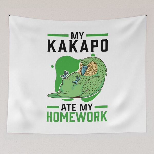 Item preview, Kakapo saying New Zealand flightless kakapo designed and sold by madgrfx.