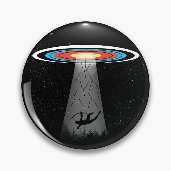 Item preview, Funny UFO Archery Alien Abduction designed and sold by wdyoungblood.
