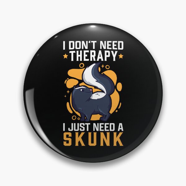 Item preview, skunk no therapy skunk badger skunk designed and sold by madgrfx.