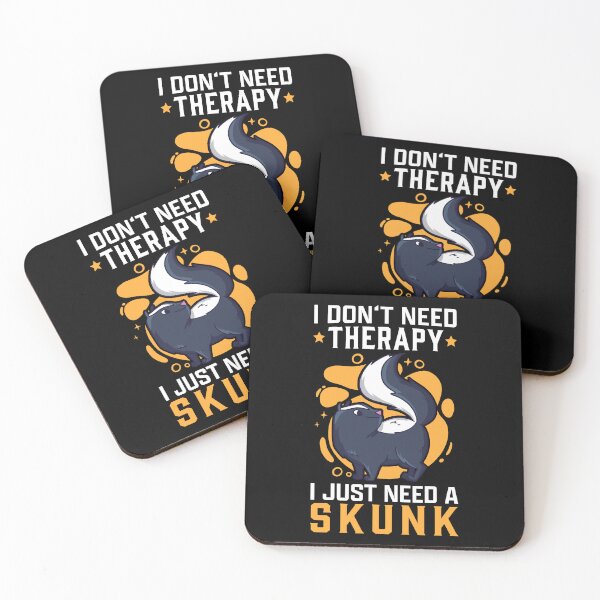 Item preview, skunk no therapy skunk badger skunk designed and sold by madgrfx.
