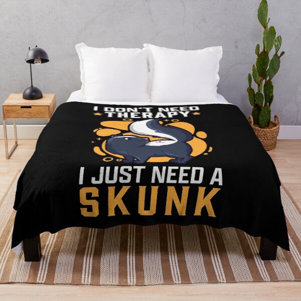 Item preview, skunk no therapy skunk badger skunk designed and sold by madgrfx.