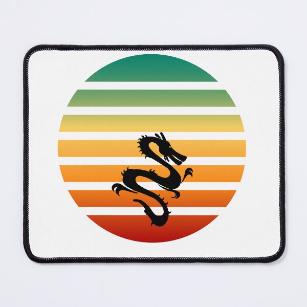 Item preview, Japanese Dragon Vintage Retro Sunset designed and sold by Mechanical-Artt.