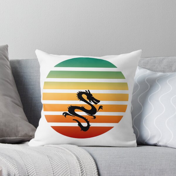 Item preview, Japanese Dragon Vintage Retro Sunset designed and sold by Mechanical-Artt.