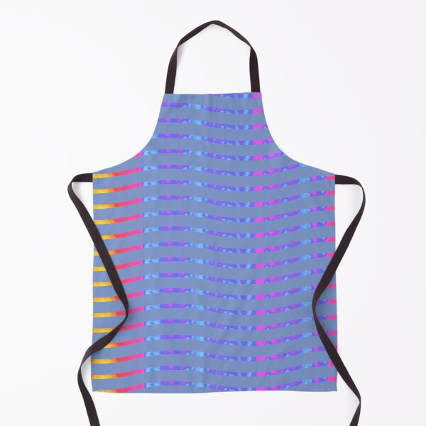 Item preview, Wavy Lines Rainbow on Blue Repeat 5748 designed and sold by Art in My Loft.