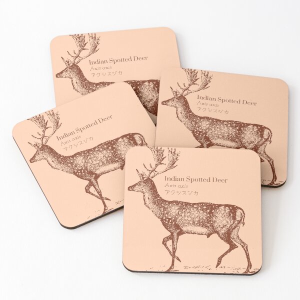 Item preview, Indian Spotted Deer アクシスジカ Scientific Wildlife Japanese designed and sold by Snoot-Store.