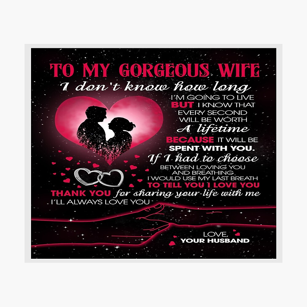 To My Gorgeous Wife - Your Husband - Wife Love