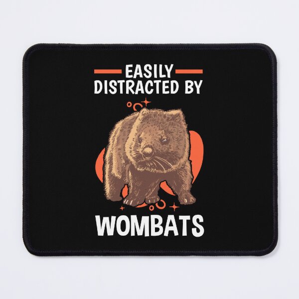 Item preview, Distracted by wombats Australian wombat designed and sold by madgrfx.