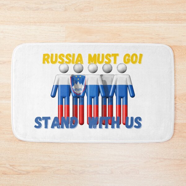 Item preview, Russia Must Leave | We Support Ukraine [End Ukraine War] designed and sold by SolSel ⭐⭐⭐⭐⭐.