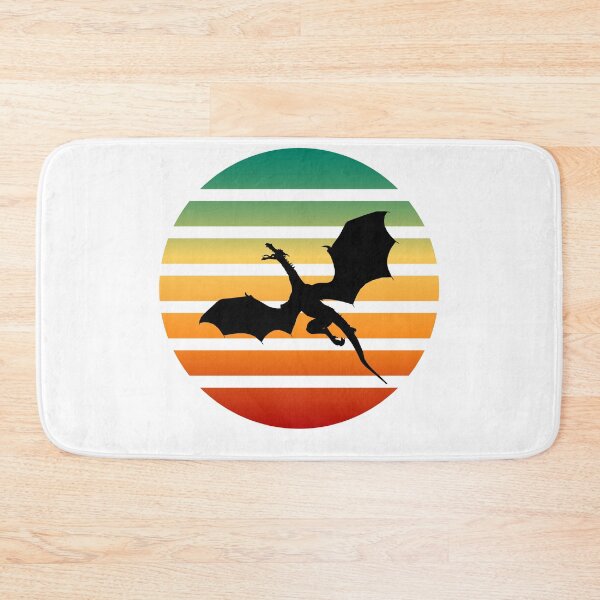 Item preview, Japanese Dragon Vintage Retro Sunset Open Wings designed and sold by Mechanical-Artt.