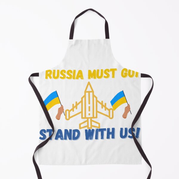 Item preview,  Russia Must Leave | We Support Ukraine [End Ukraine War] designed and sold by SolSel ⭐⭐⭐⭐⭐.