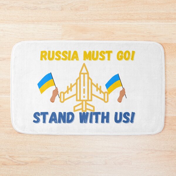 Item preview,  Russia Must Leave | We Support Ukraine [End Ukraine War] designed and sold by SolSel ⭐⭐⭐⭐⭐.