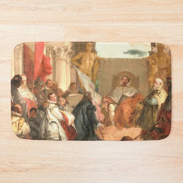 Item preview, The Investiture of Bishop Harold as Duke of Franconia by the Italien painter Giovanni Battista Tiepolo ca. 1751–52 , restored painting designed and sold by Lady-Frost.