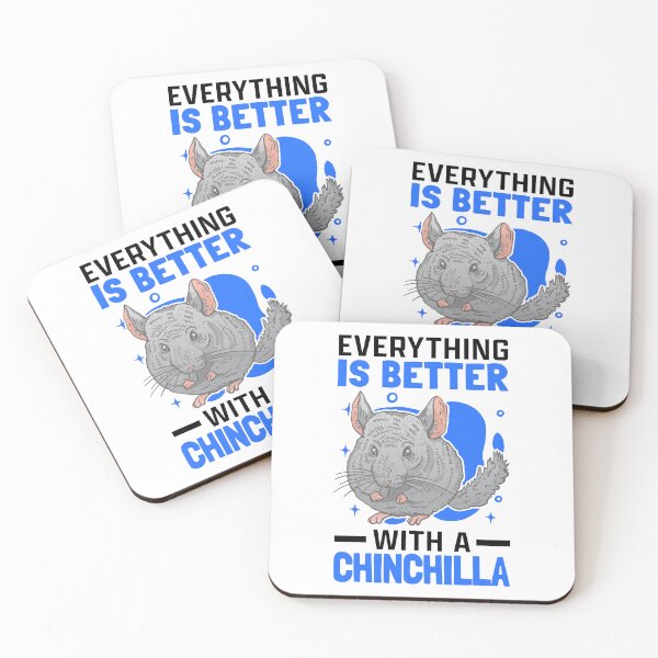 Item preview, Everything is better with Chinchillas Cotton Mouse Chinchilla designed and sold by madgrfx.