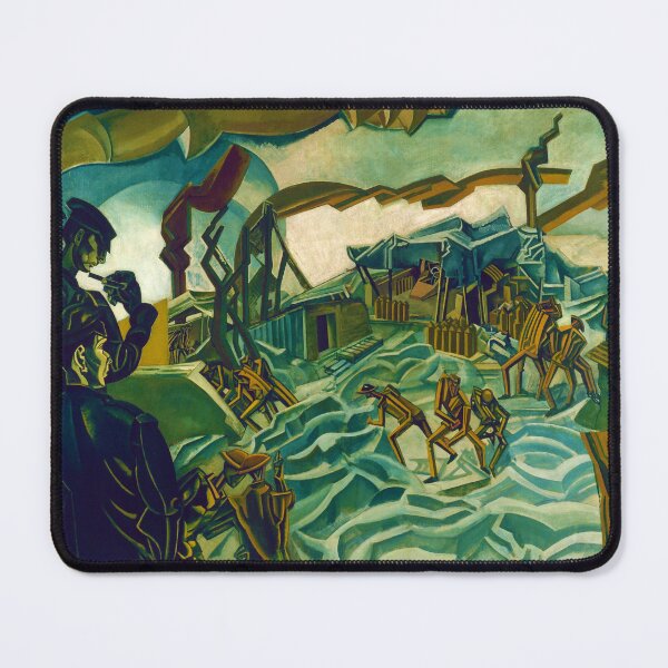 Item preview, A Battery Shelled by Percy Wyndham Lewis (1919) designed and sold by allhistory.
