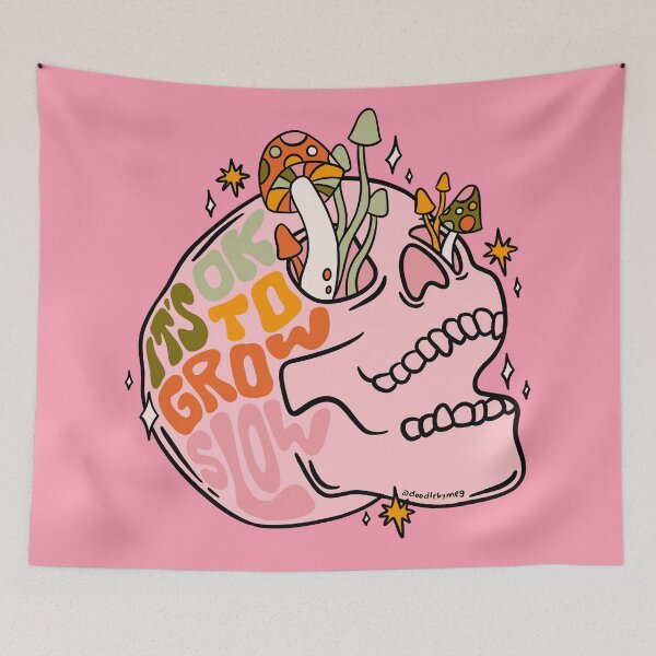 Item preview, It's Ok to Grow Slow designed and sold by doodlebymeg.