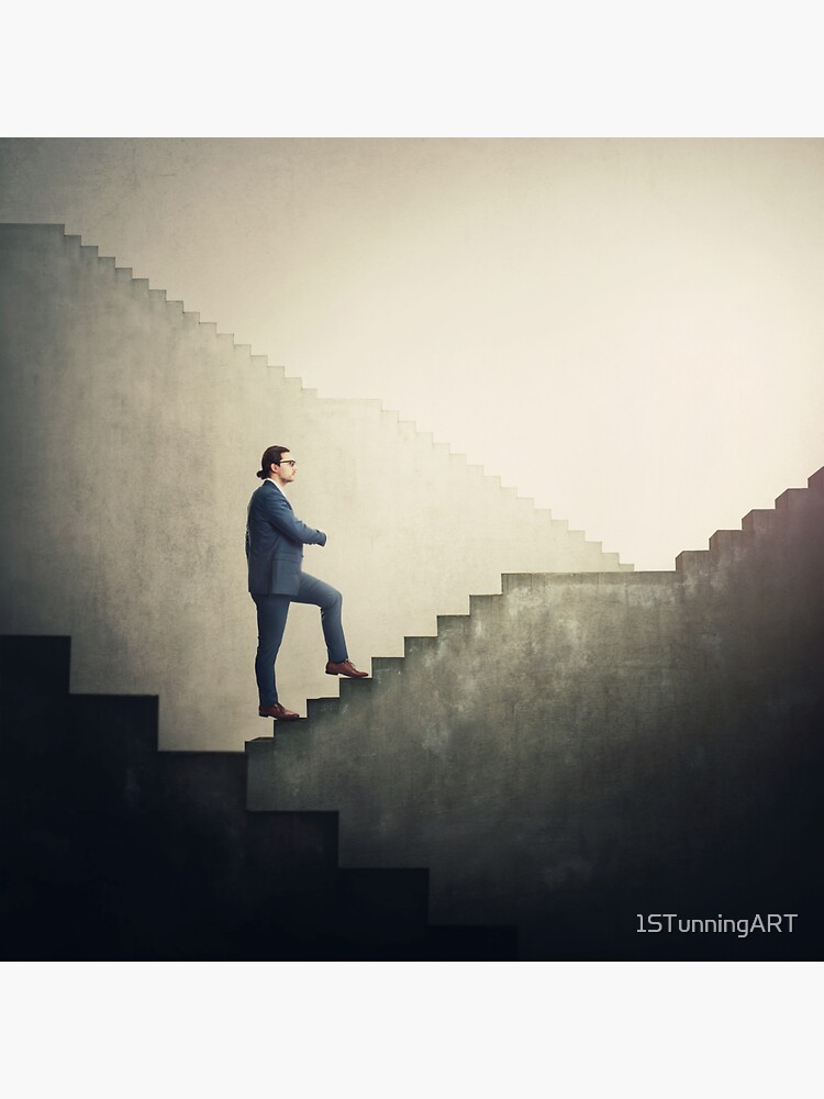 quot career stairways quot Sticker by 1STunningART Redbubble