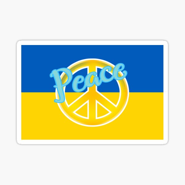 peace in Ukraine Sticker