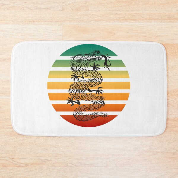 Item preview, Japanese Dragon Tribal Style Vintage Retro Sunset designed and sold by Mechanical-Artt.