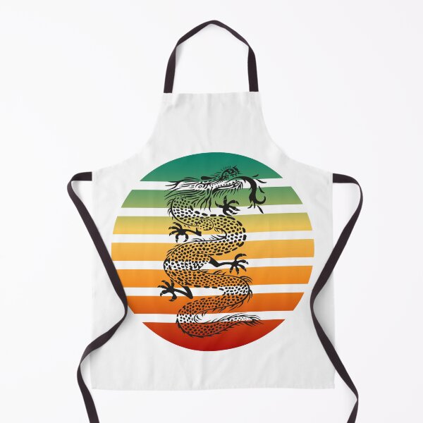 Item preview, Japanese Dragon Tribal Style Vintage Retro Sunset designed and sold by Mechanical-Artt.