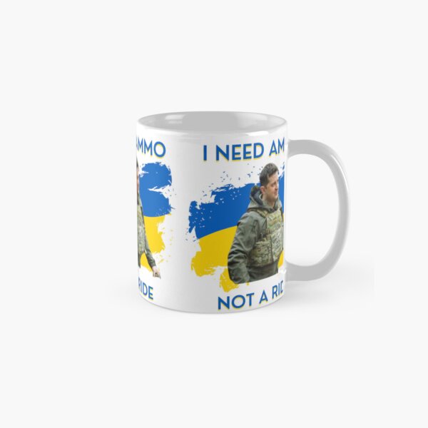 Item preview, I need ammunition not a ride original design essential t shirt | i need ammo not a ride volodymyr zelensky sticker designed and sold by sugarcube1999.
