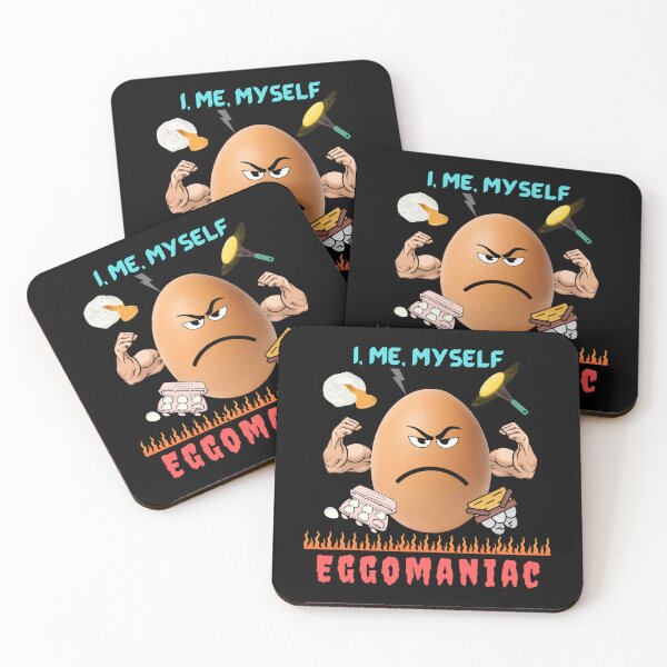 Item preview, Eggomaniac - the badass egg! (in black) | Easter Egg Hunt | Happy Easter | Funny Easter designed and sold by CosmicStory.