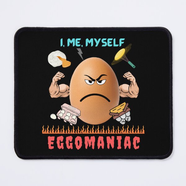 Item preview, Eggomaniac - the badass egg! (in black) | Easter Egg Hunt | Happy Easter | Funny Easter designed and sold by CosmicStory.