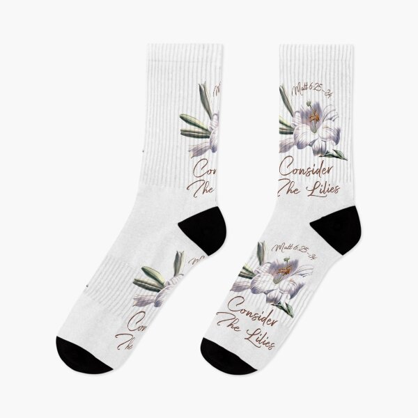 Item preview, Jesus Said Do Not Worry, Consider The Lilies, They Do Not Toil Nor Spin - Matthew 6 Verse 25-34 Inspired By Claire Crosby designed and sold by MJDezigns.