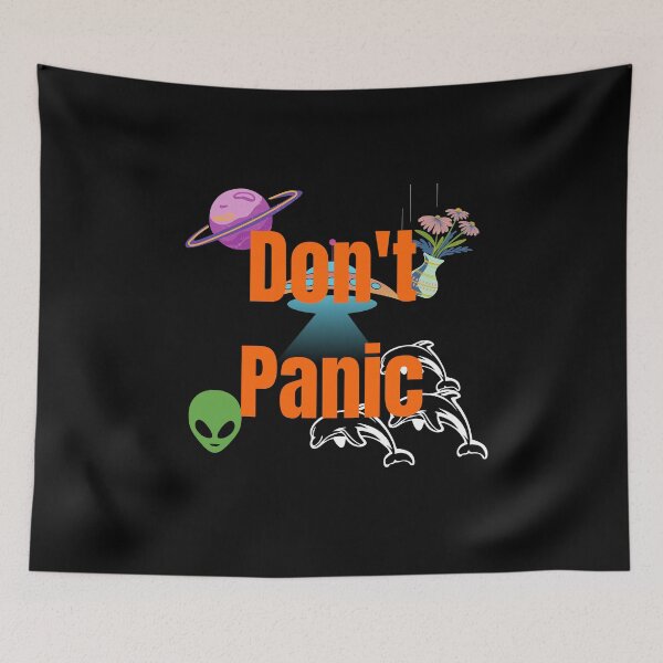 Item preview, Don't Panic designed and sold by AkameArt.