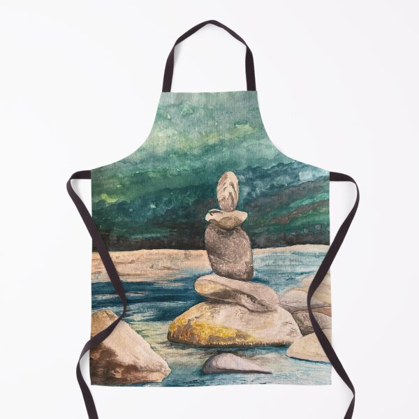 Item preview, Mountain River Rock Cairn designed and sold by Calico Forest.