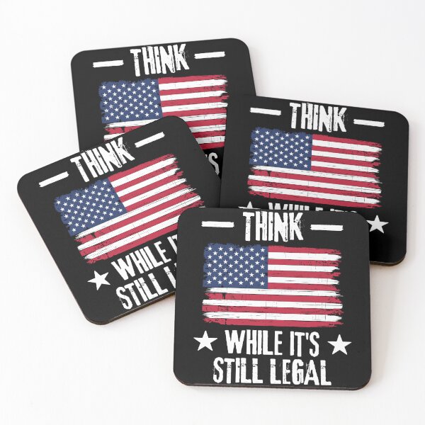 Item preview, Think While It's Still Legal American Flag  designed and sold by elvisg03.
