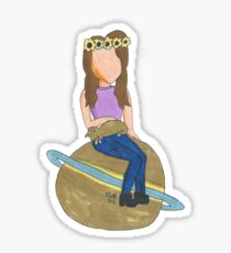 Hand Drawn Bea Miller Saturn Sticker