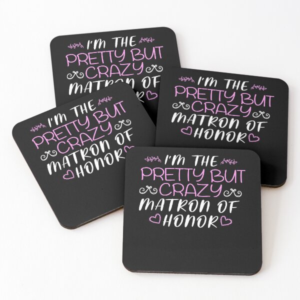 Item preview, I'm The Pretty But Crazy Bachelorette Party Bride Bridesmaid designed and sold by Echo Dusk.