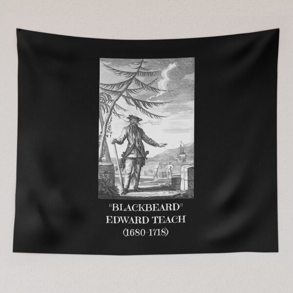 Aperçu de l'œuvre Barbe Noire Edward Teach (1680-1718) créée et vendue par Freihalt.