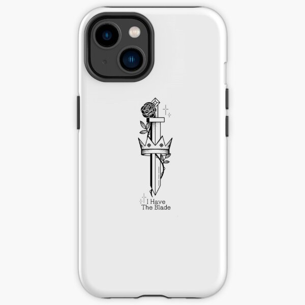 Technoblade Never Dies Blood God Pattern Clear Phone Case for